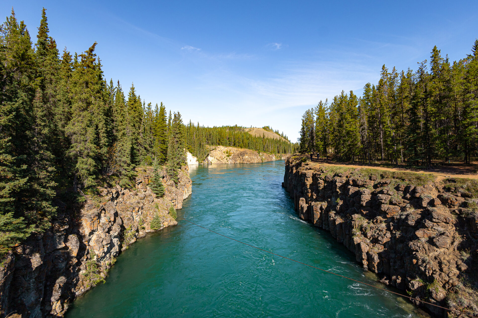 Miles Canyon Lookout (best viewpoint), Whitehorse, Yukon