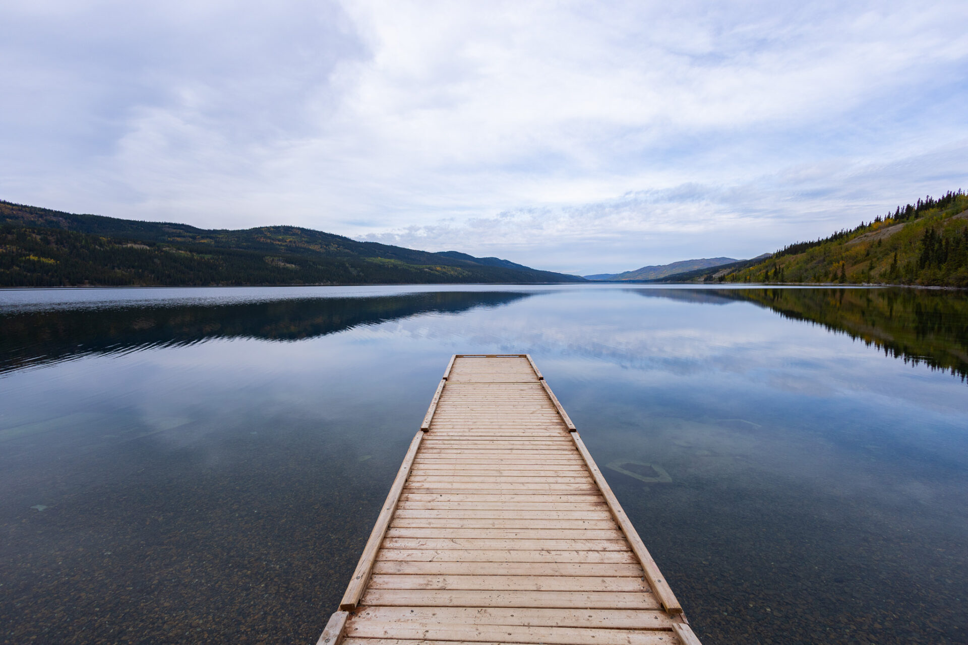 Fox Lake Campground, yukon, Canada. Yukon lakes 