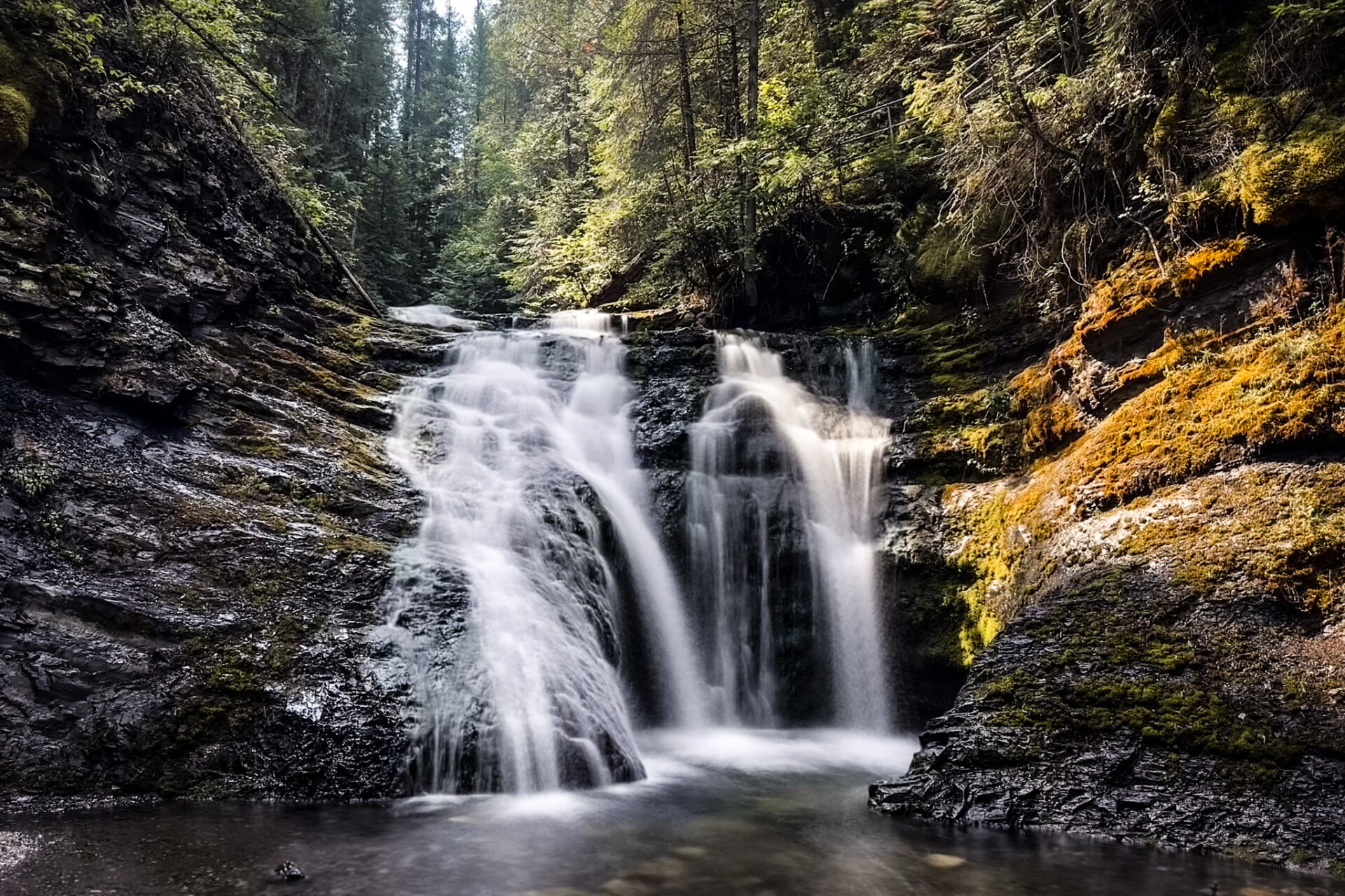 Sweet Creek Falls, Metaline Falls.