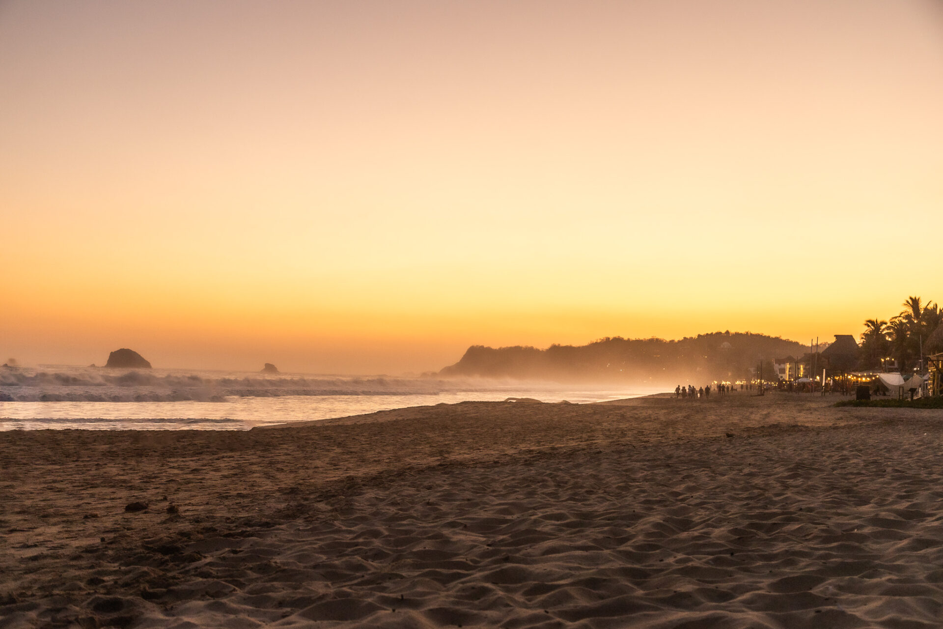 Zipolite sunset, zipolite things to do, beautiful nature zipolite